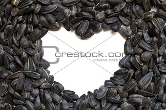 sunflower seeds heart