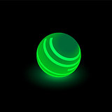 Green luminous ball