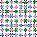 Seamless pattern with a snowflakes