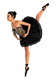 Asian Female Ballet Dancer