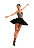 Asian Female Ballet Dancer