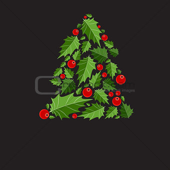 Abstract Beauty Christmas and New Year Background. Vector Illustration