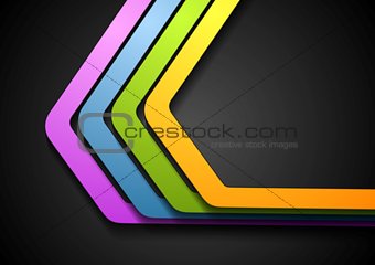 Abstract corporate stripes design