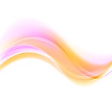 Abstract pink and orange futuristic waves