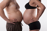 pregnant vs fat