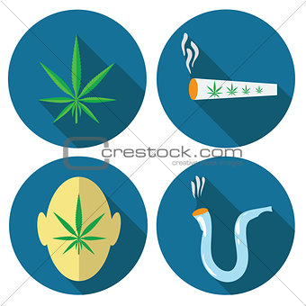 cannabis icons
