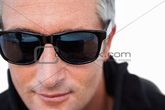 Portrait of a man with sunglasses