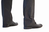 Close up of legs of a businessman