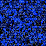 Mosaic texture. Blue background. 