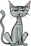cute cat character sketch cartoon