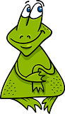 frog or toad cartoon illustration