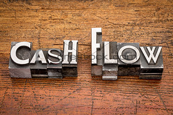cash flow in metal type