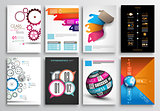 Set of Flyer Design, Infographics. Brochure Designs