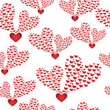 Abstract seamless background to the Valentine's day.