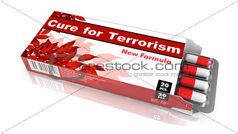 Cure for Terrorism - Blister Pack Tablets.