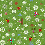 Seamless pattern for Christmas motifs