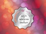 silver best product stamp