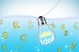 Ideas to get money - concept