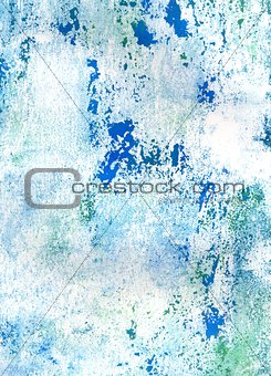 Grunge Blue Painted Texture