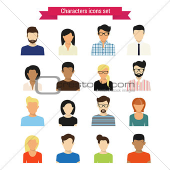 Characters set
