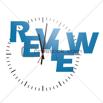 Review word with clock