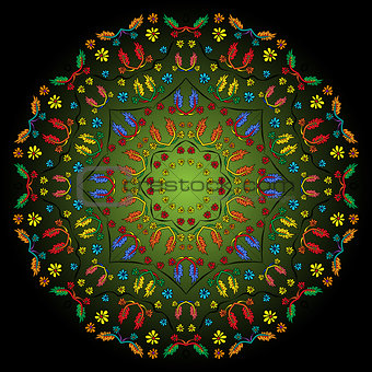 Mandala Round Ornament Pattern Vector
