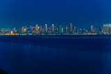San Diego Skyline in Early Evening