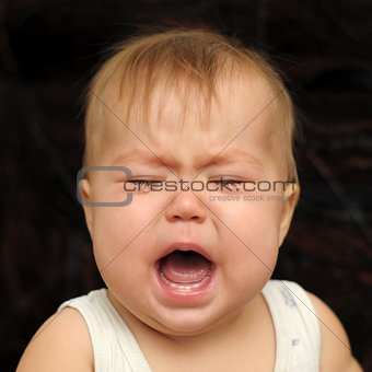 Baby crying very emotionally