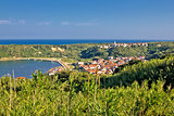 Island of Susak village and nature view