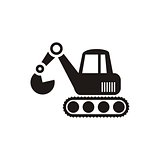 Excavator icon 