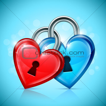 Two Heart Locks