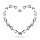 Metal Heart Shaped Chain