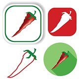 red pepper icons