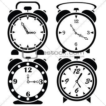 alarm clock icons