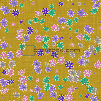 Floral canvas for background