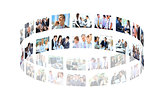 Business collage made of some business pictures