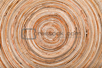 circle wooden background