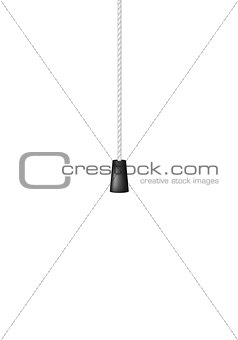 Cord switch in black and white design