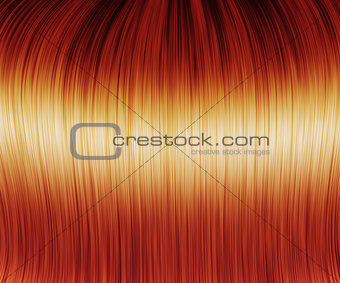 Red hair texture