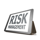 Tablet with risk management word