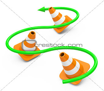 the cones