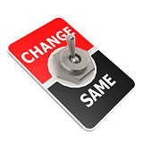 Change toggle switch