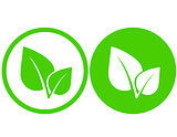 green leaf icons