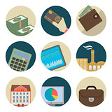 Business  flat icons