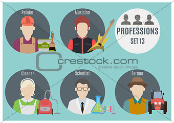 Profession people. Set 13