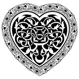 Valentine Day tatto heart