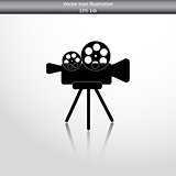 Vector camera web icon