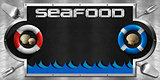 Blackboard for Seafood Menu