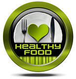 Healthy Food - Green Icon