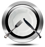 Restaurant - Metal Icon